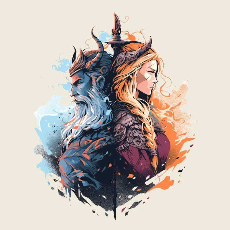 Couple de Vikings