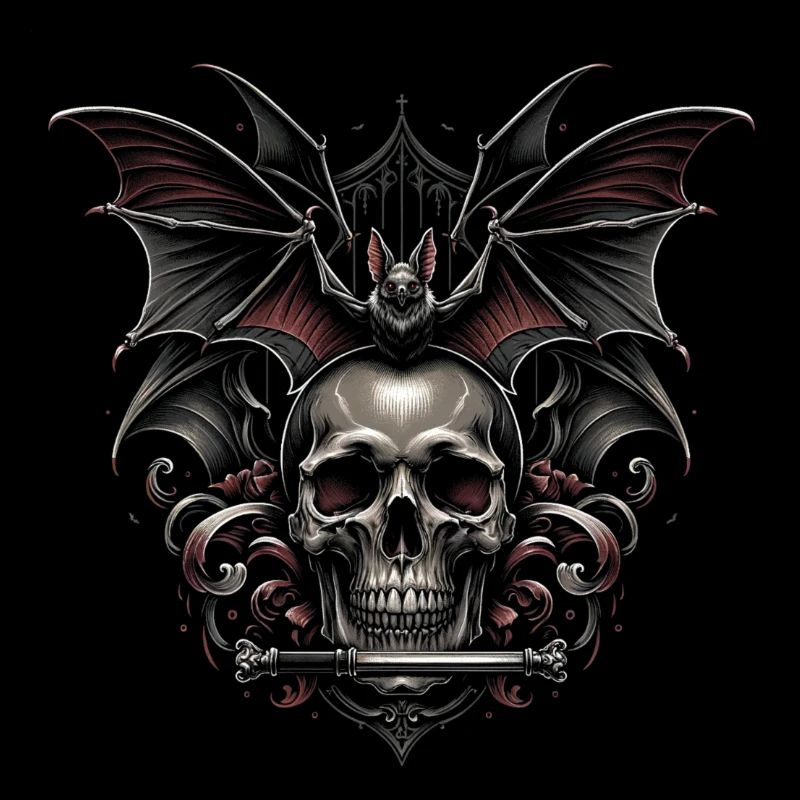Nuit de la cathédrale : Crâne et chauve-souris