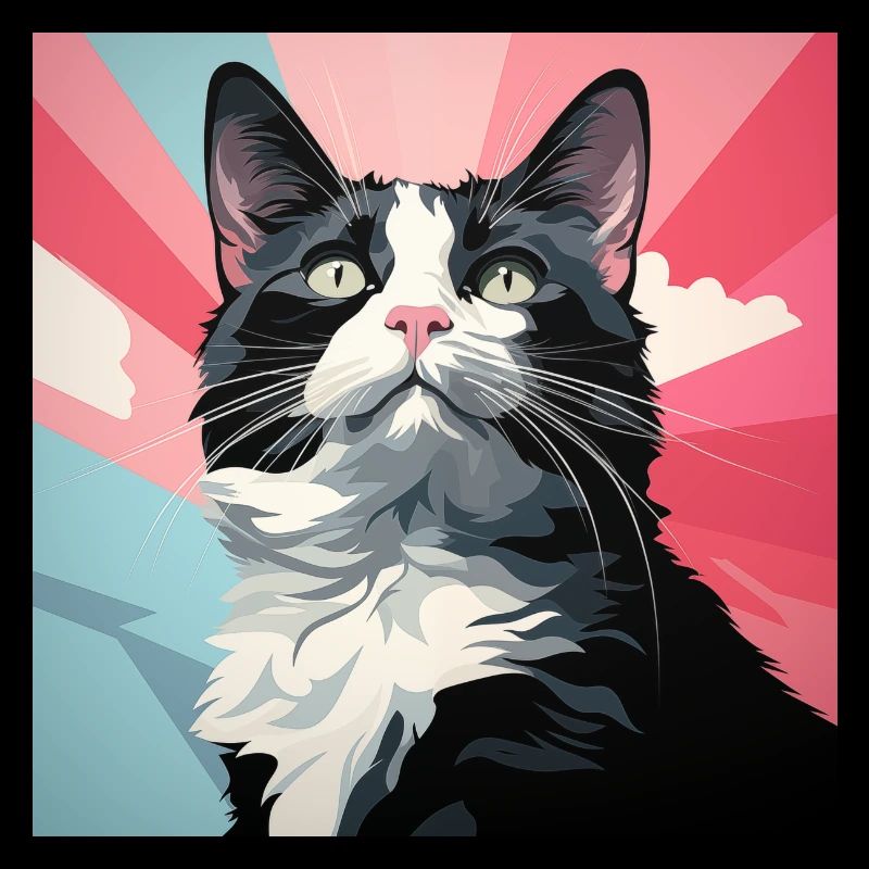 Tuxedo cat. tuxedo chat