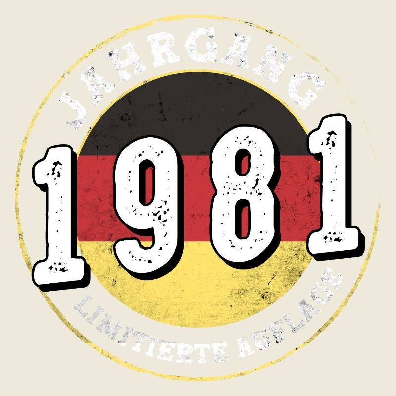 Jahrgangs 1981 Limitierte Auflage 43 ans