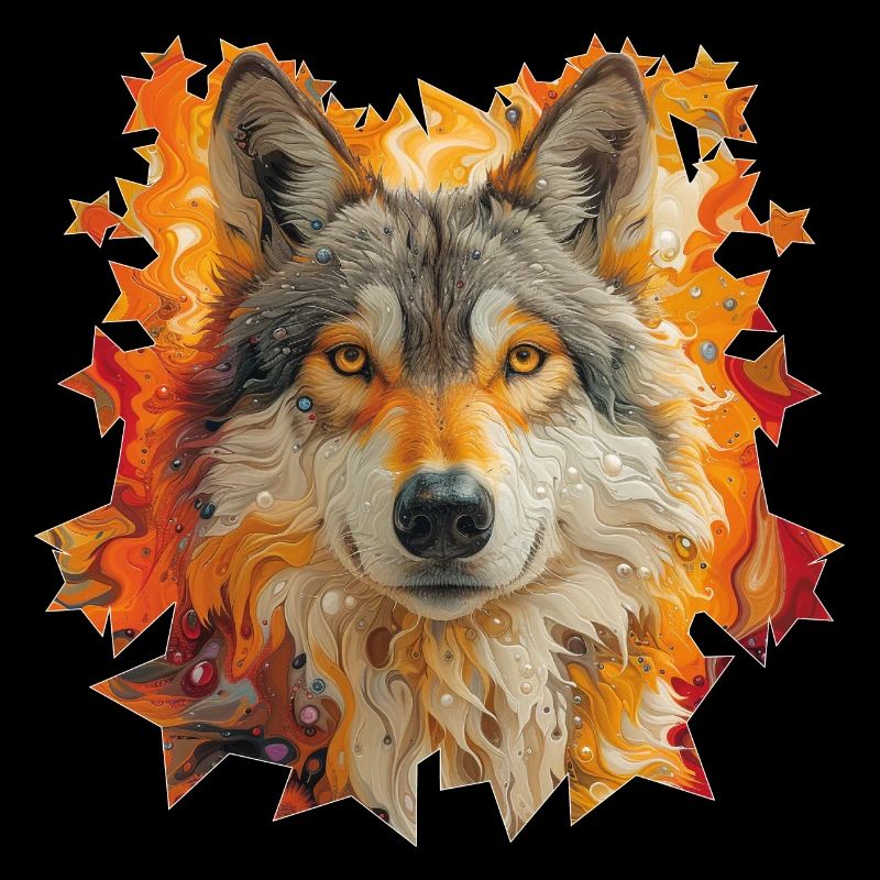 Wolf und Sterne