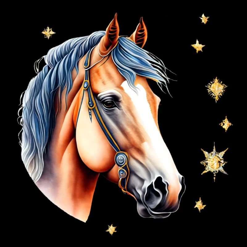 Wild und Frei: Pferdekopf