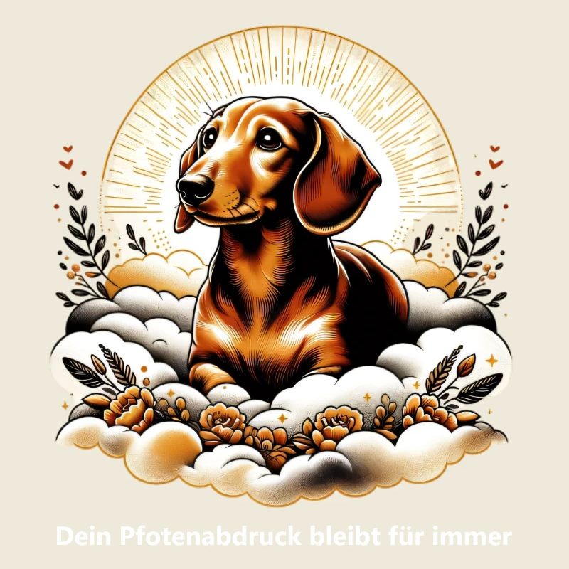 Teckel faisant face au deuil
