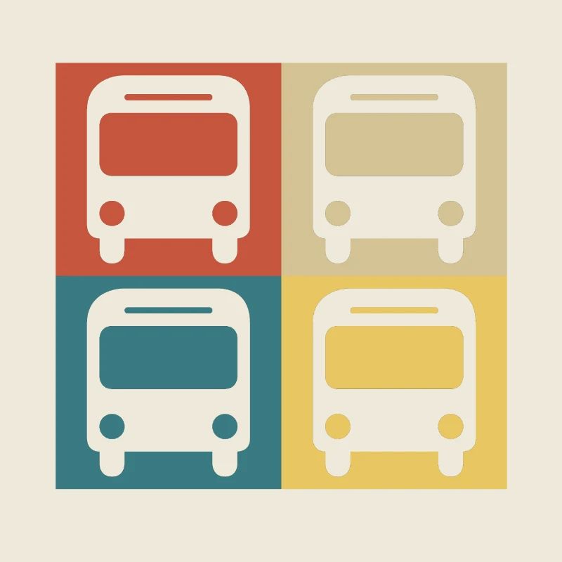 bus vintage rétro