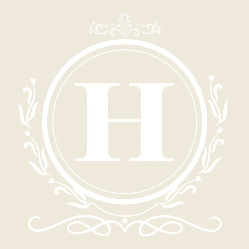 Buchstabe H Dekoration