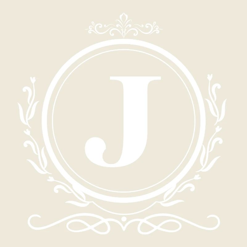 Buchstabe J Dekoration