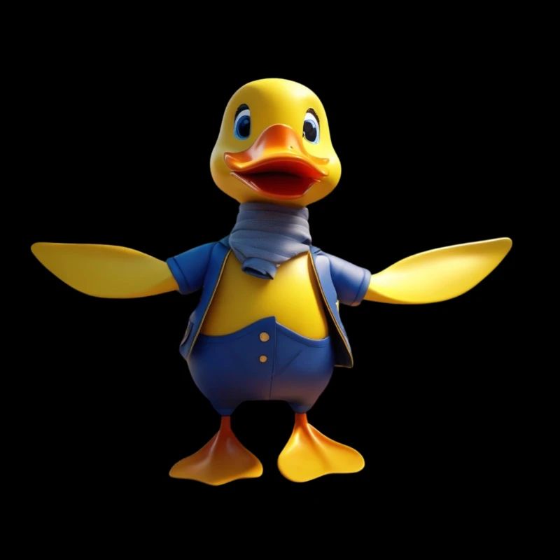 Canard avec ailes