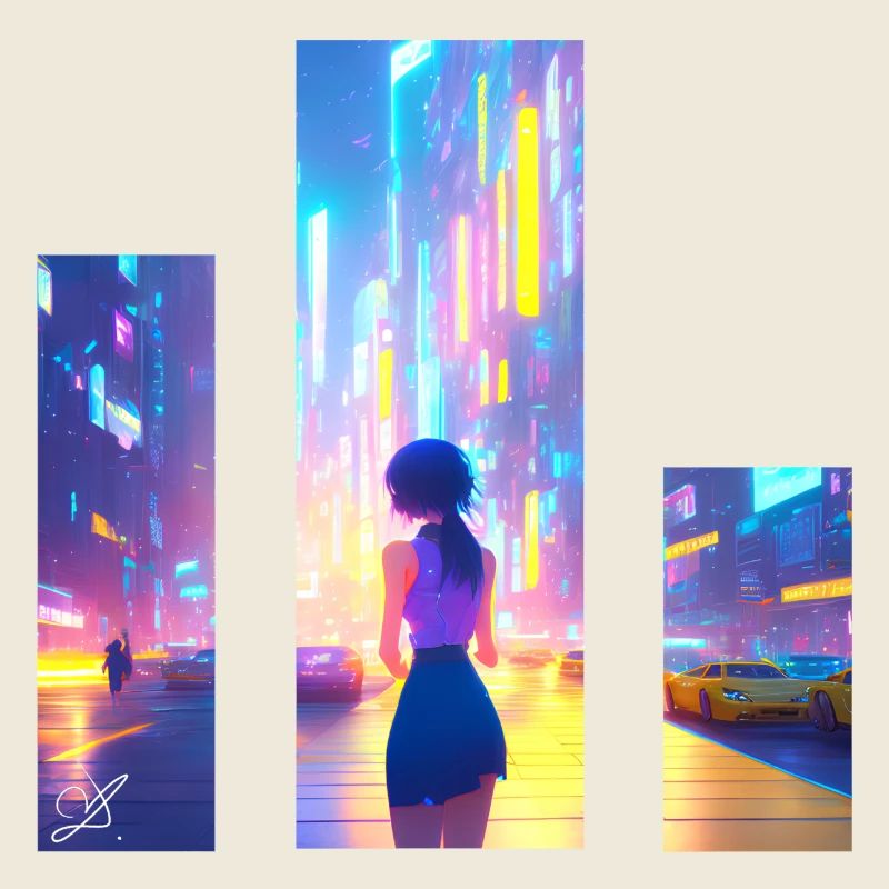 Mädchen in der Stadt