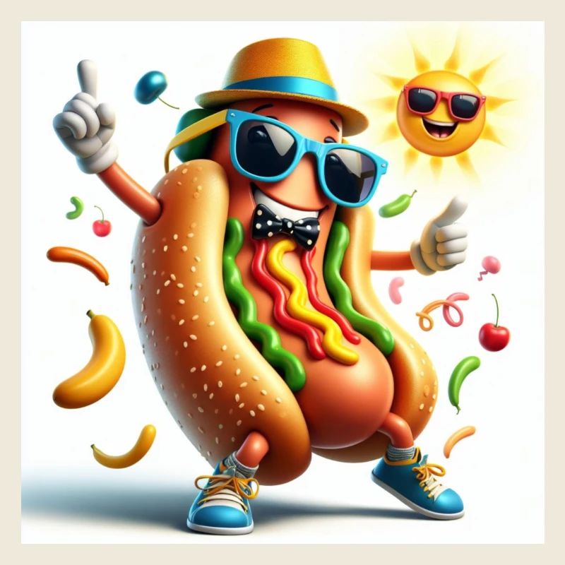 Dancing Hot Dog