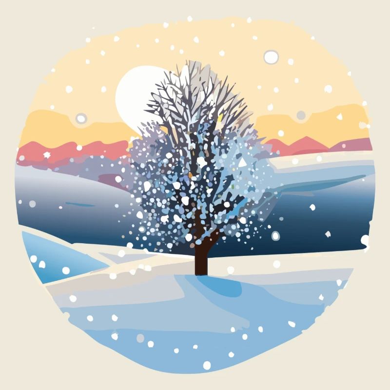Winter Magic: Snow Magic Tree