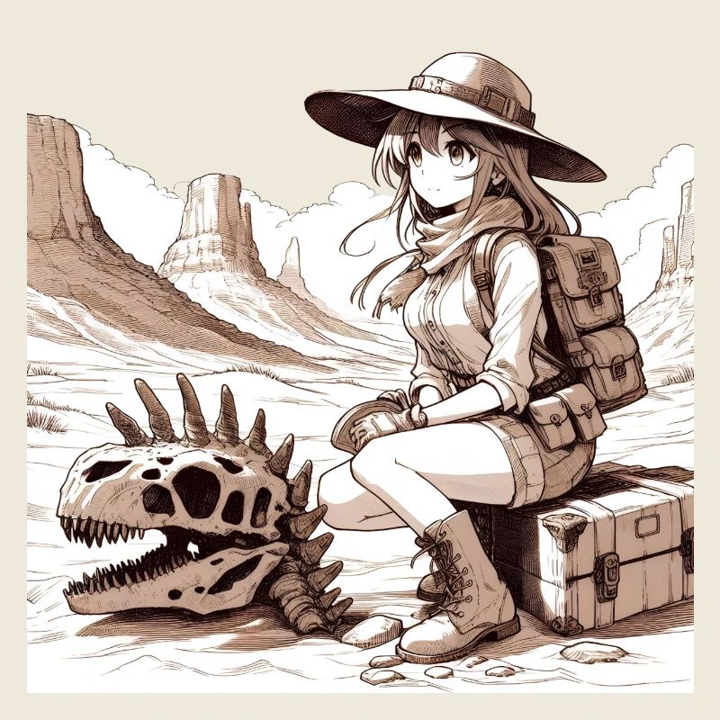 Manga Archeo Mädchen