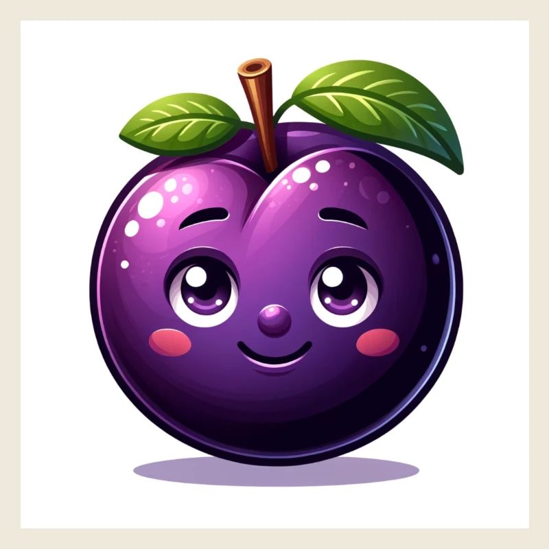 Une prune sucrée