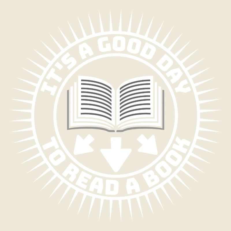 Es ist ein guter Tag, um ein Buch zu lesen Schule Lesen Liebe