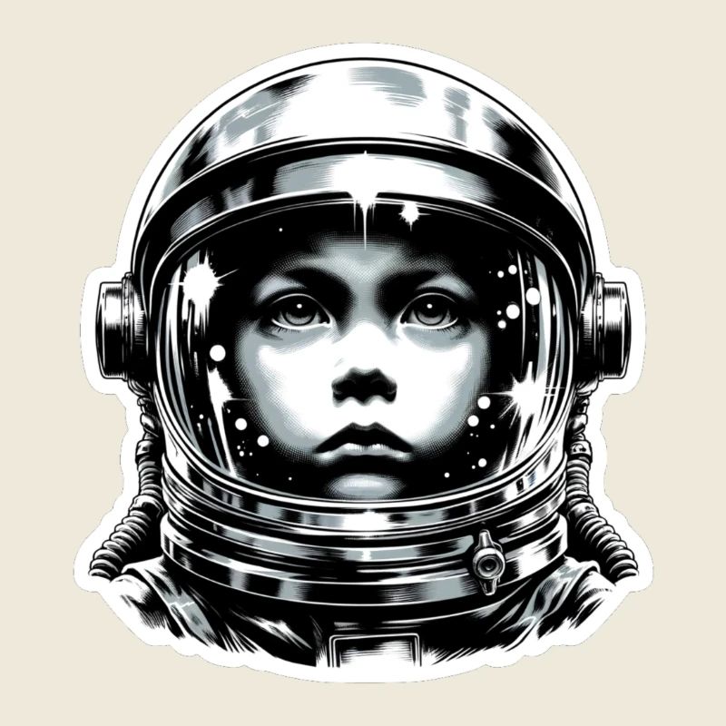 Weltraum-Junge