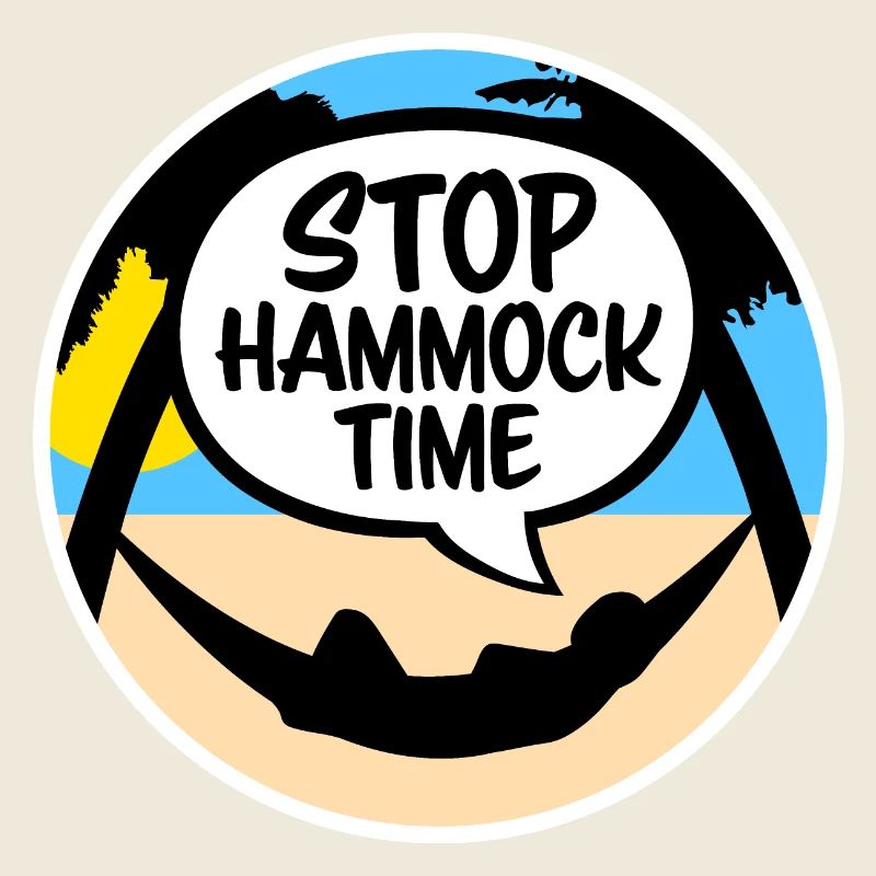 Arrêt drôle Hamac Temps Détente Dormir Camping