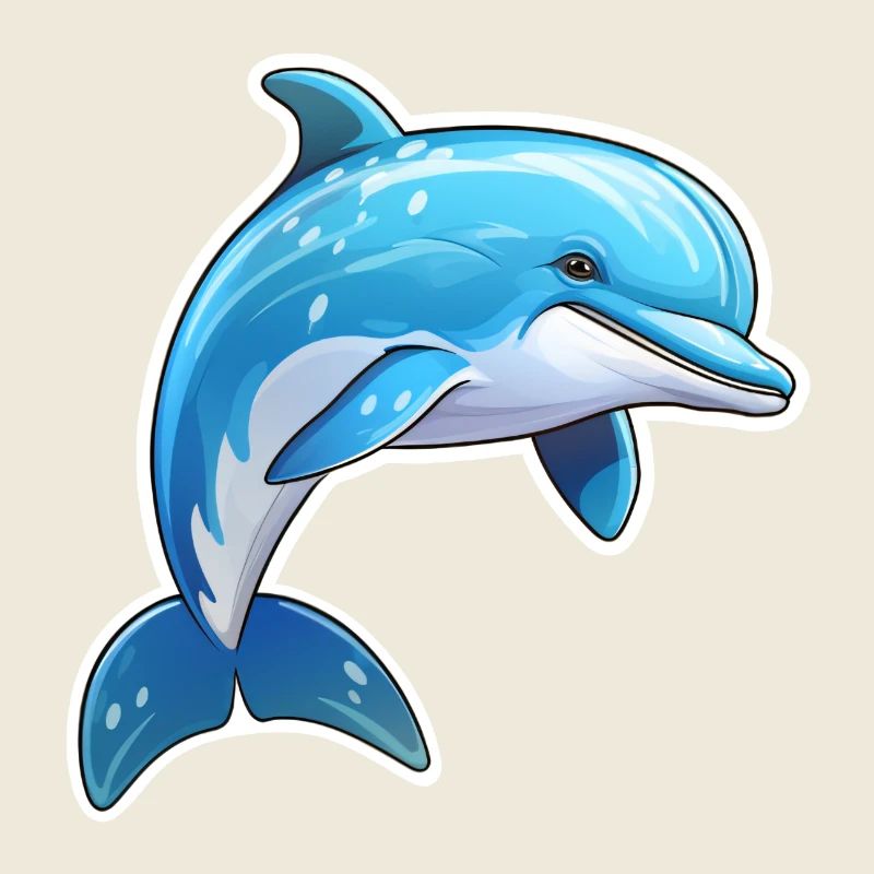 Dolphin jumping