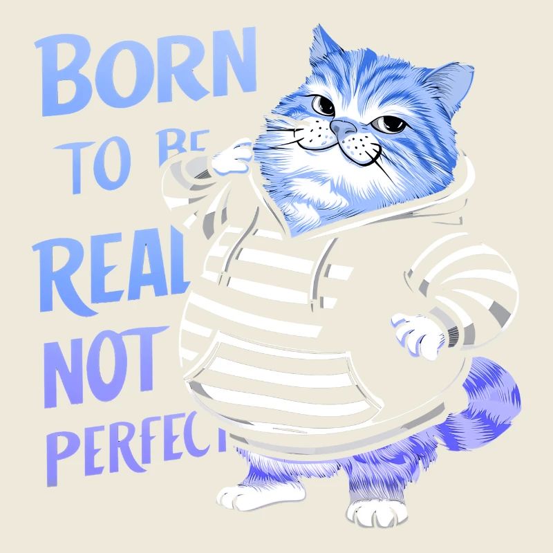 Chat, Beau, Chat Élégant, Art Coloré, Art, Mignon