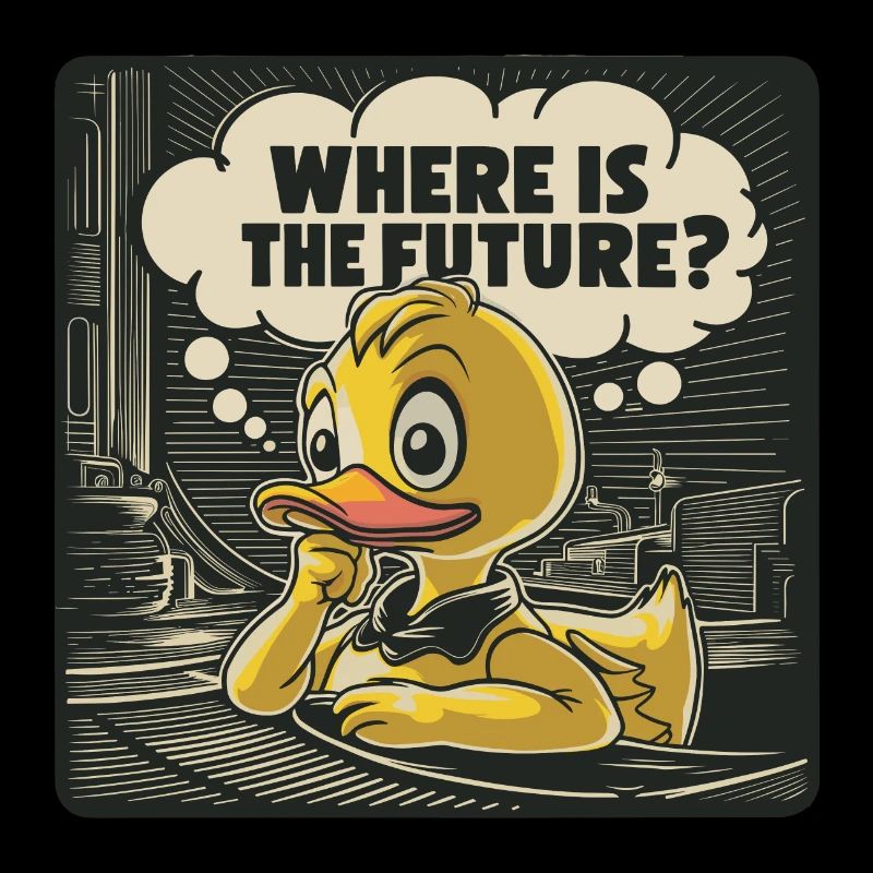 Canard en plastique jaune réfléchi
