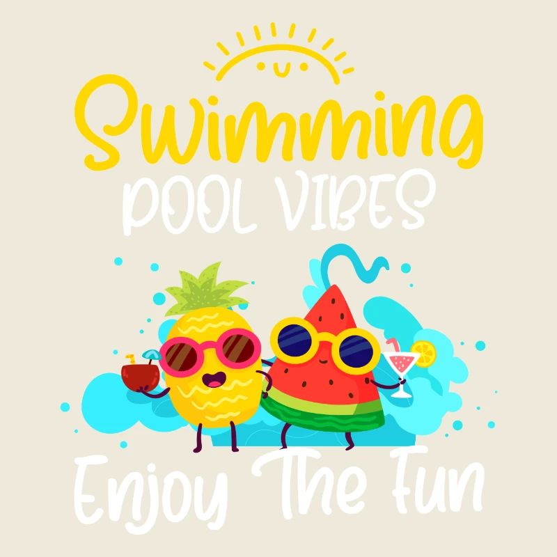 Vacances à la piscine Baignade