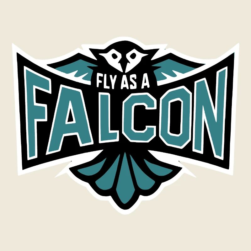 Fly As A Falcon - Grey Blue