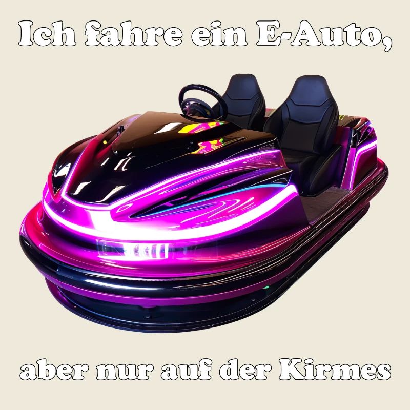 Driving an e-car is only fun at the funfair