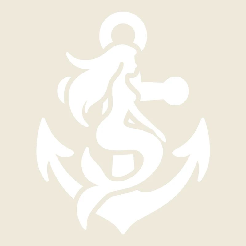 Sirène et ancre de navire