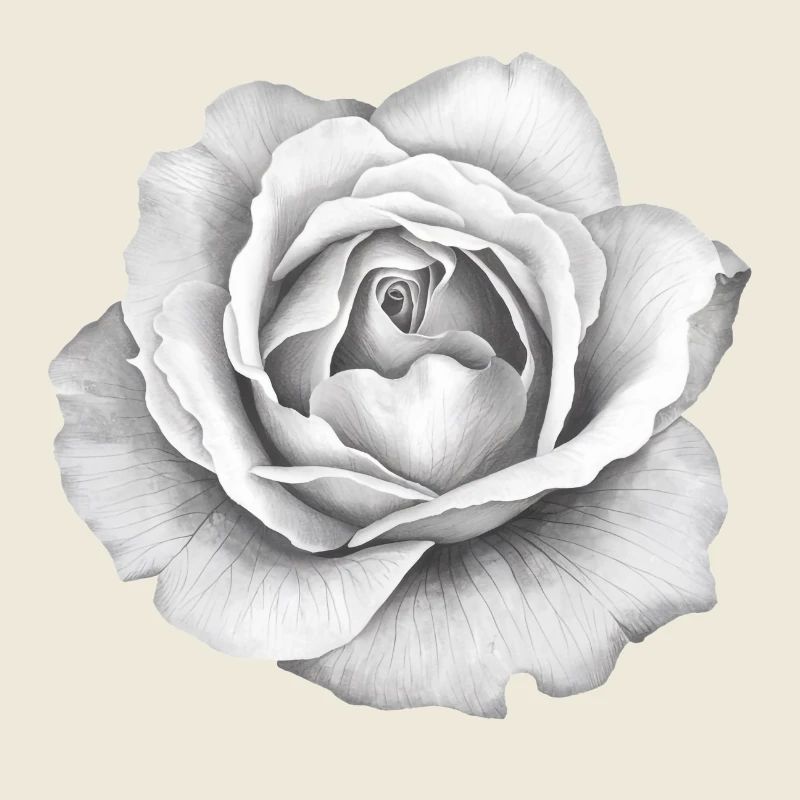 Rose blanche