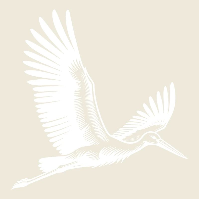 Fliegender Storch