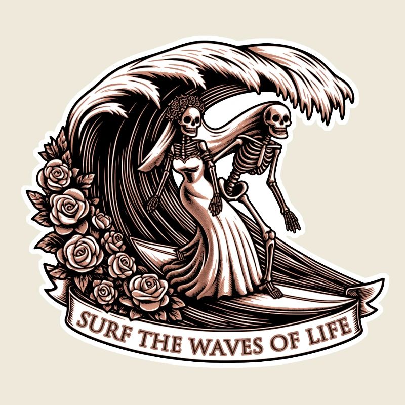 SURFEN SIE AUF DEN WELLEN