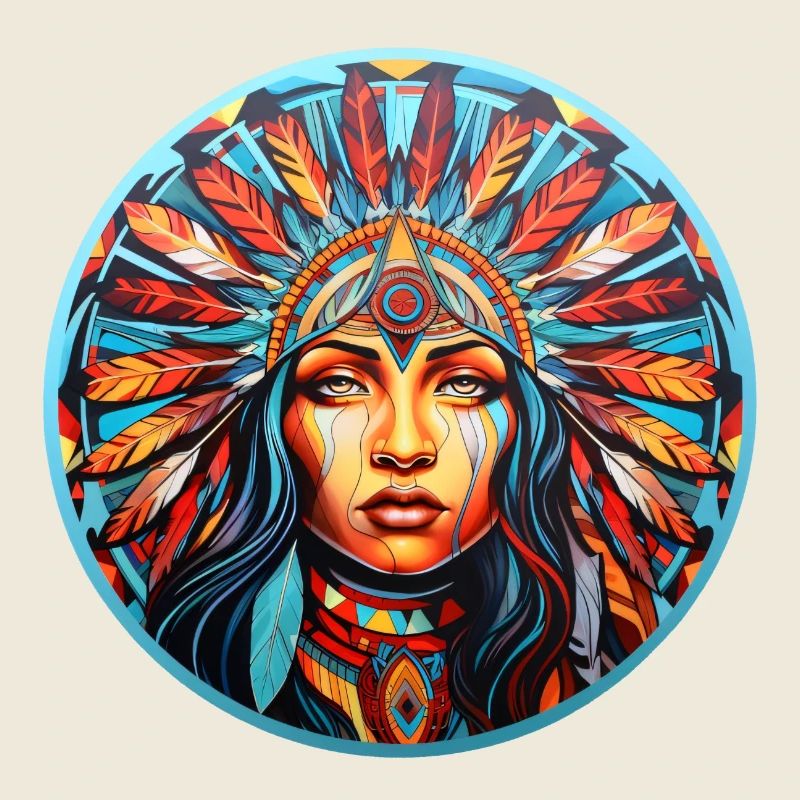 Squaw amérindienne
