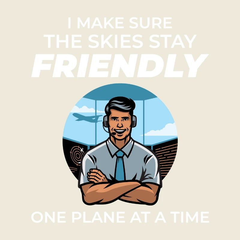 Fluglotse ATC Aviation Humor Flugzeug