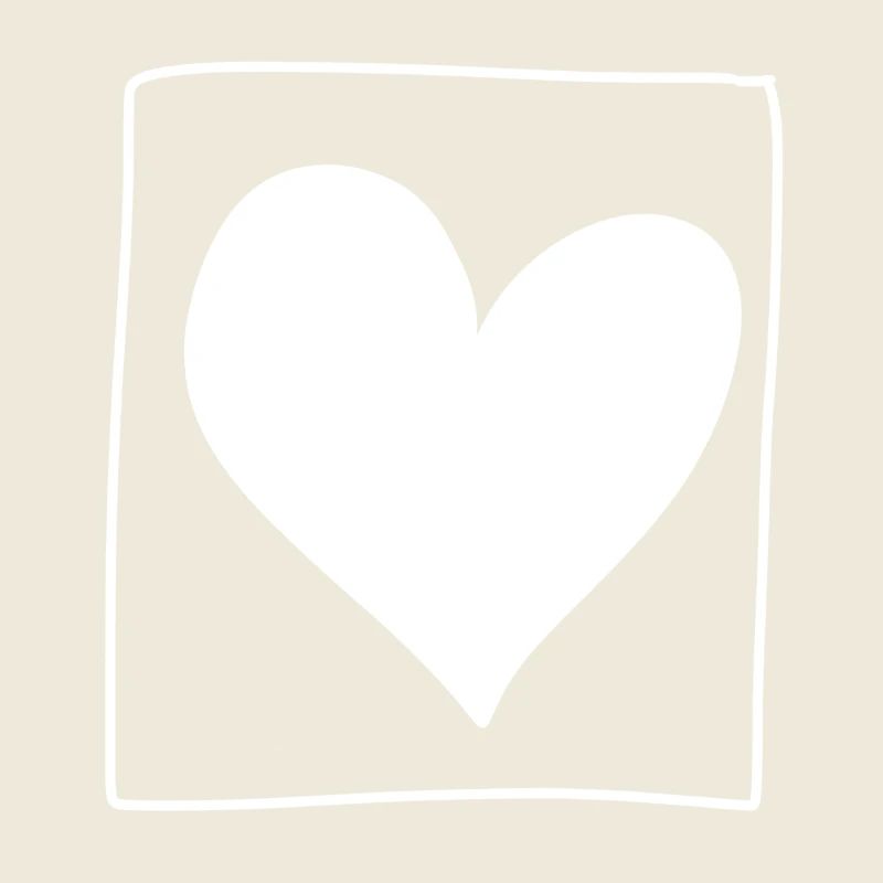 herz quadrat liebe form