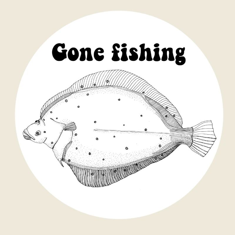 Autocollant de pêche