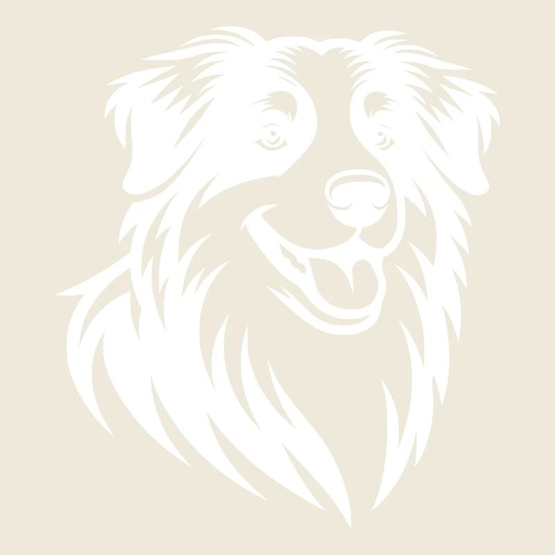 Portrait mignon de chien de berger australien