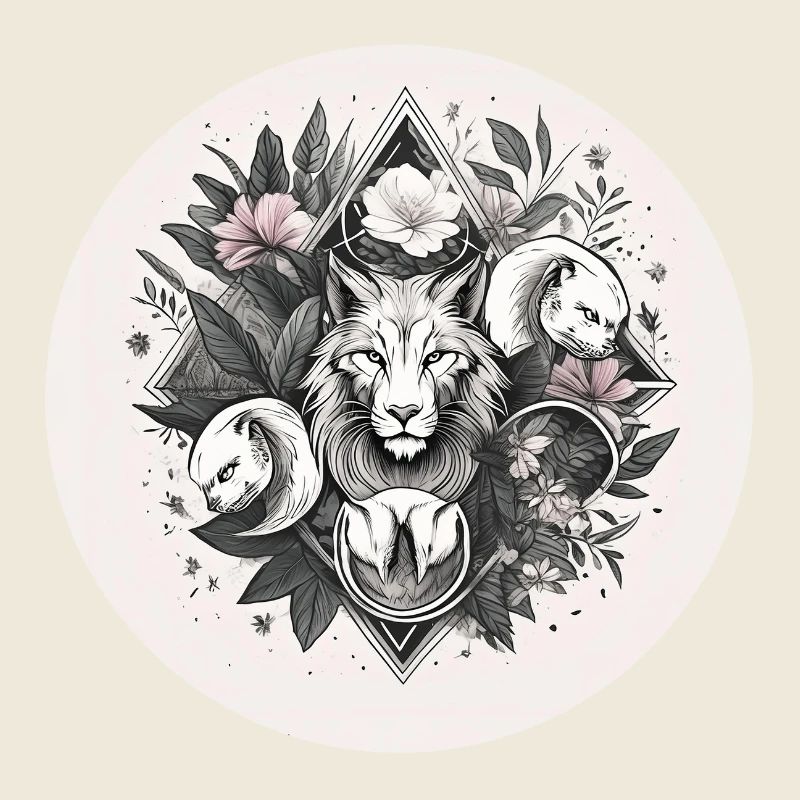 Animal de crête de lion