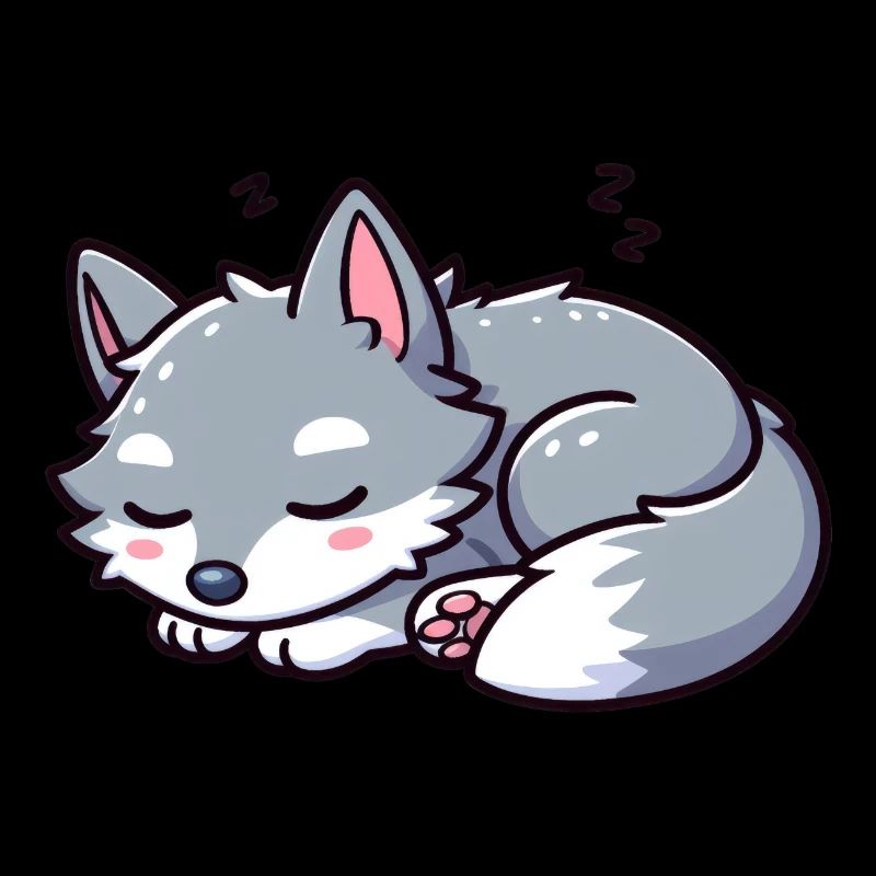 Süßer kleiner Kinder Wolf