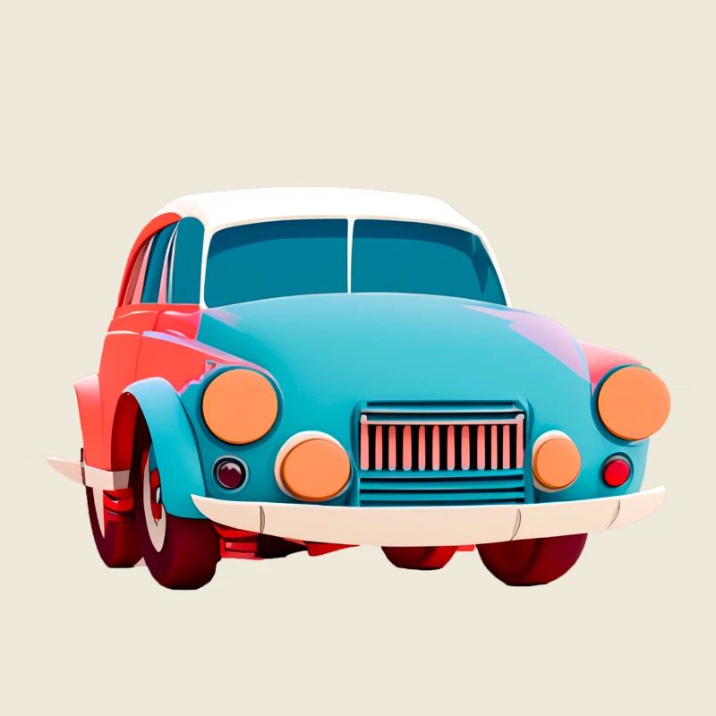 altes Abstraktes Auto