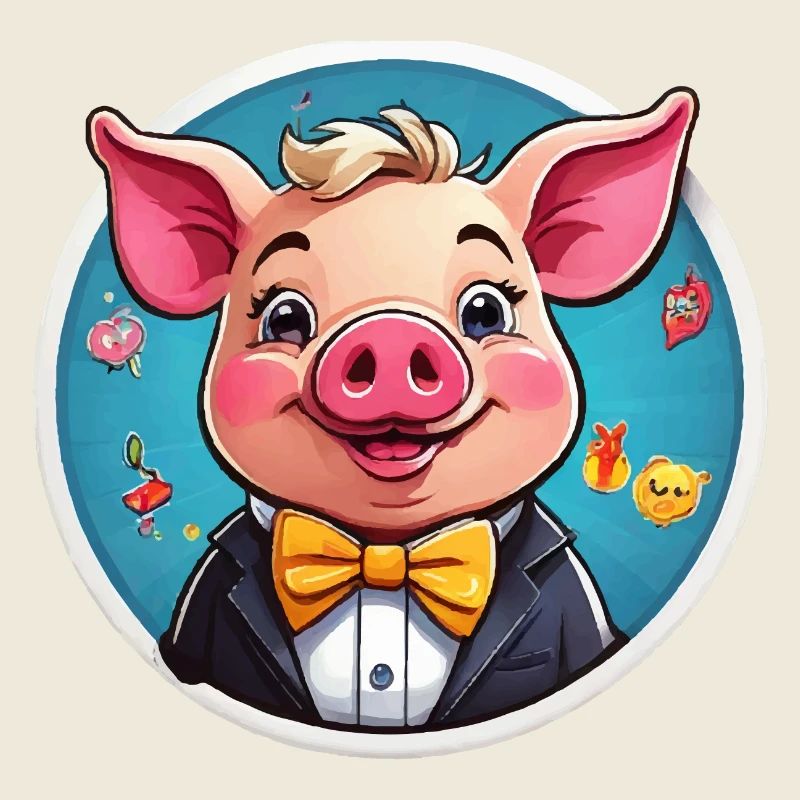 Bande dessinée cochon drôle