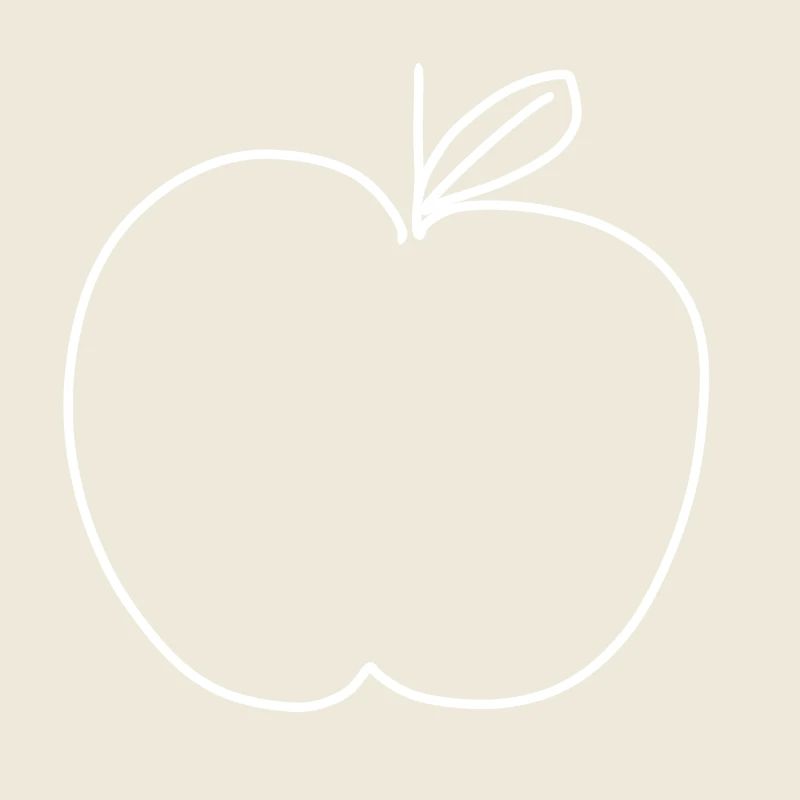 apfel essen symbol form