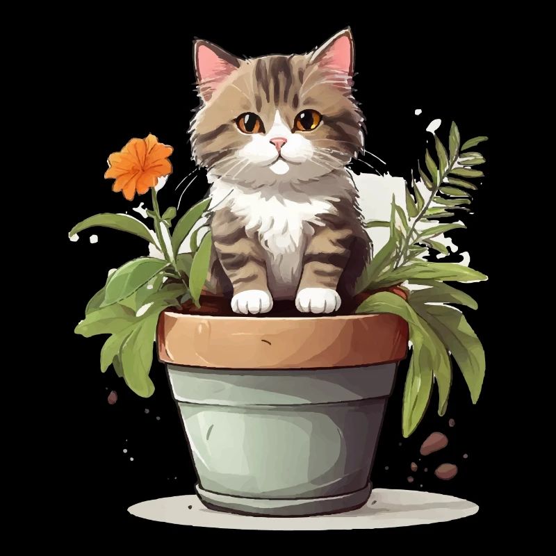 Cute Cat Flower