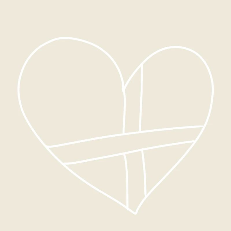 Patch ruban Heart Lines