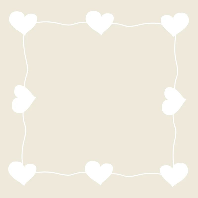 neun herzen linie herz liebe rahmen