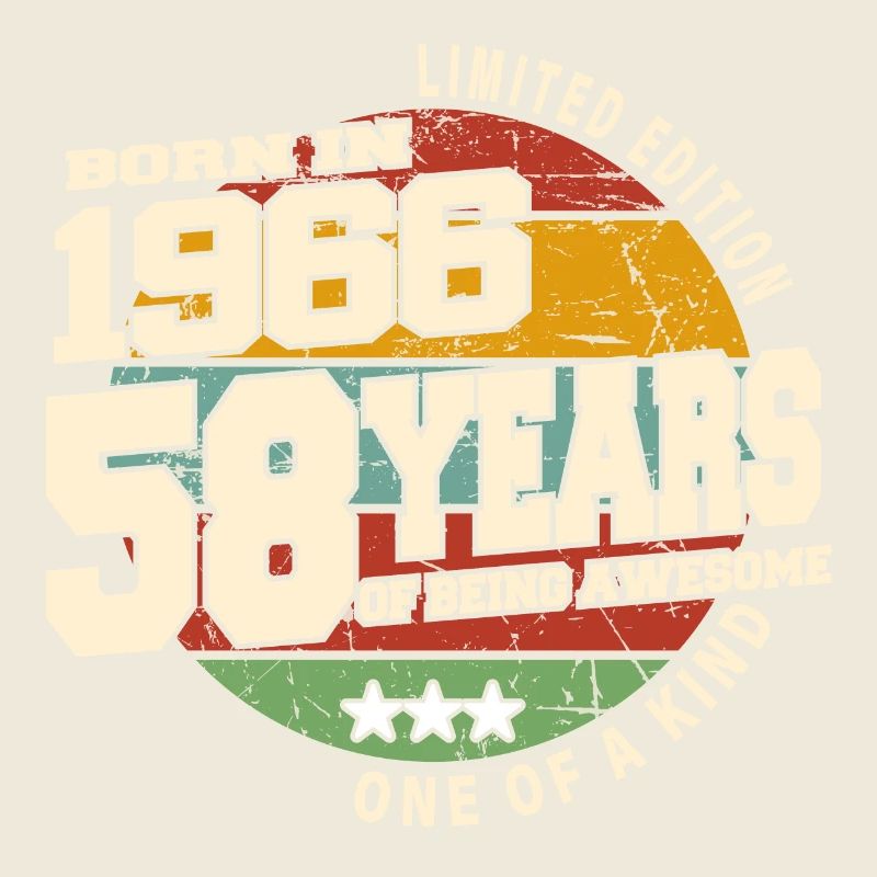 1966 Vintage Retro Classic 58 Years