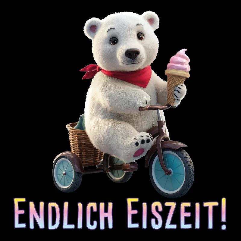 Eisbär j’aime la glace au soleil 01