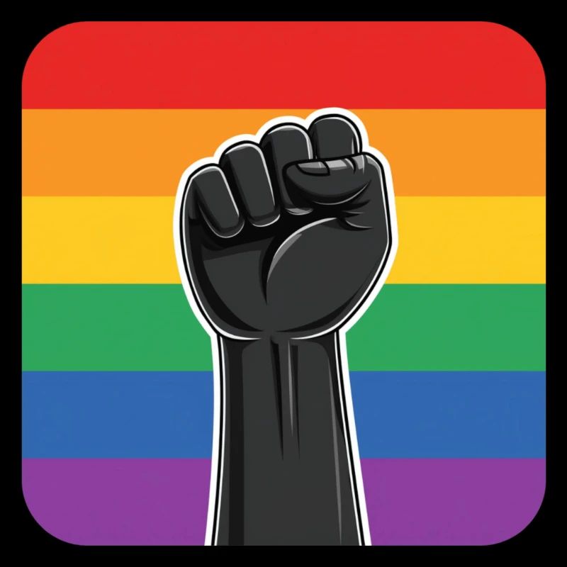 Poing des droits LGBTQ