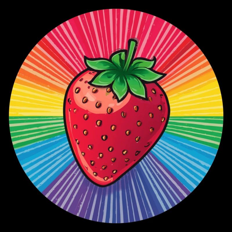 LGBTQ Erdbeere