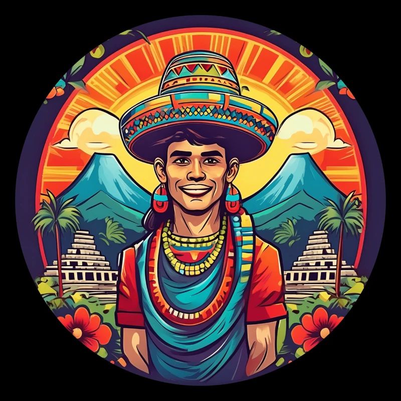 5 de Mayo Party Drinko de Mayo Mayan Culture,