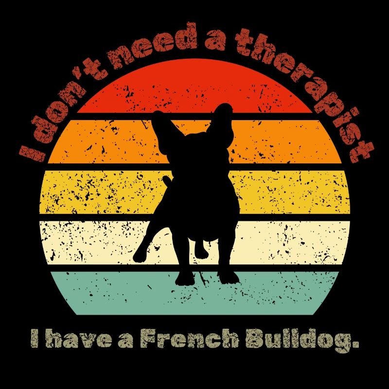 Bouledogue français rétro