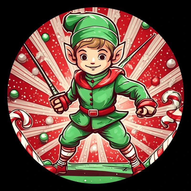 Clôture elfe de Noël