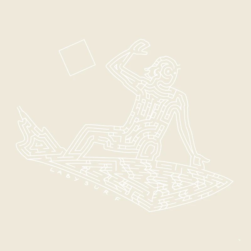 Surfer Maze (weiße Version)
